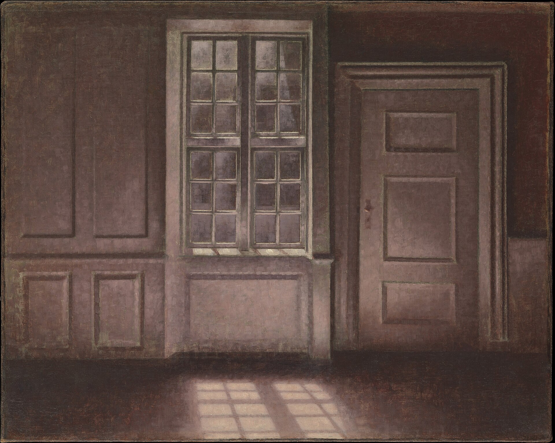 Vilhelm Hammershøi, Moonlight, Strandgade 30, 1900–1906